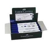 Faber Castell Tahta Kalemi W153 W.Board Markör Mavi - 10 Adet thumbnail 1