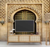 Tarihi Cami Kapısı Duvar Kağıdı - 3