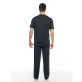 Estiva Desenli %100 Pamuk Günlük Erkek Pijama Takım - 2