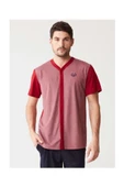 Mod Collection 3248 Boydan Düğmeli Erkek Pijama Takım - 3