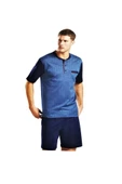 Pierre Cardin 5038 3'lü Çeyizlik Şortlu Erkek Pijama Takım - 4