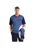 Pierre Cardin 5038 3'lü Çeyizlik Şortlu Erkek Pijama Takım - 3