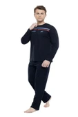 Mod Collection %100 Pamuk Büyük Beden Erkek Pijama Takım - 6