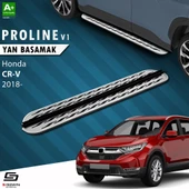 S-Dizayn Honda CR-V 5 OEM Still Pro V2 Aluminyum Yan Basamak 173 Cm 2018-2023 - 1