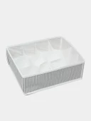 Periboia 12 Bölmeli Pratik Bölmeli Çekmece Düzenleyici Organizer(İç Çamaşırı Kravat Çorap Düzenleyici) - 3
