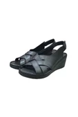 Pierre Cardin Deri Anatomik Bayan Sandalet Ayakkabı - 6