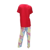 Bludream Düğmeli Viskon Büyük Beden Bayan Pijama Takım thumbnail 3