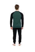 Mod Collection Pamuklu Sıfır Yaka Erkek Pijama Takım - 6
