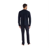 Mod Collection Patlı Selanik Kumaş Kışlık Erkek Pijama Takım - 3
