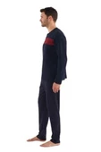 Mod Collection Patlı Selanik Kumaş Kışlık Erkek Pijama Takım - 8