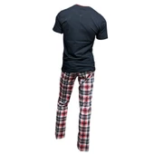Mod Collection %100 Pamuk Ekose Kareli Erkek Pijama Takım - 2