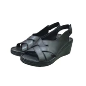 Pierre Cardin Deri Anatomik Bayan Sandalet Ayakkabı - 3