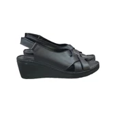 Pierre Cardin Deri Anatomik Bayan Sandalet Ayakkabı - 2