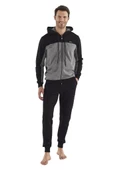 Mod Collection Fermuarlı Kapüşonlu Kışlık Erkek Eşofman Takım - 2