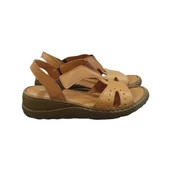Pierre Cardin Deri Anatomik Bayan Sandalet Ayakkabı - 5