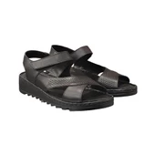 Pierre Cardin Deri Cırtlı Anatomik Bayan Sandalet Ayakkabı - 1