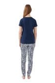 Pierre Cardin Sıfır Yaka Pamuklu Kısa Kol Bayan Pijama Takım thumbnail 11