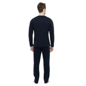 Mod Collection %100 Pamuk Büyük Beden Erkek Pijama Takım - 2
