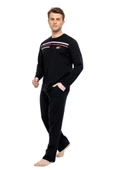 Mod Collection %100 Pamuk Büyük Beden Erkek Pijama Takım - 9