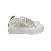 Guja Taşlı Bağcıklı Üstü Tekstil Sneaker Bayan Spor Ayakkabı - 2