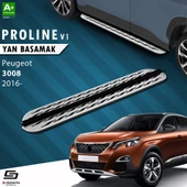 S-Dizayn Peugeot 3008 2 OEM Still Pro V2 Aluminyum Yan Basamak 183 Cm 2016-2023 - 1