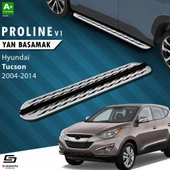 S-Dizayn Hyundai Tucson 2 OEM Still Pro V2 Aluminyum Yan Basamak 173 Cm 2004-2014 - 1