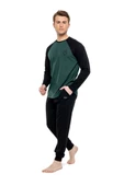 Mod Collection Pamuklu Sıfır Yaka Erkek Pijama Takım - 5