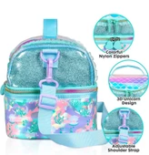 Vest Beslenme Çantası Çift Katlı Mavi Deniz Kızı - 5