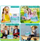 Vest Beslenme Çantası Çift Katlı Mavi Deniz Kızı - 6