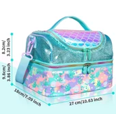 Vest Beslenme Çantası Çift Katlı Mavi Deniz Kızı - 3