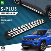S-Dizayn Jeep Compass 2 S-Plus Gri Yan Basamak 173 Cm Etekli 2017 Üzeri - 1