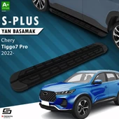S-Dizayn Chery Tiggo7 Pro S-Plus Siyah Yan Basamak 183 Cm Etekli 2022 Üzeri thumbnail 1