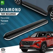 S-Dizayn Hyundai Tucson 4 Diamond Krom Yan Basamak 173 Cm 2021-2024 - 1