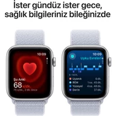 Apple Watch Se Gps 40MM Silver Aluminium Case With Blue Cloud Sport Loop - 5