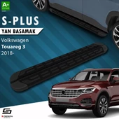 S-Dizayn VW Touareg 3 S-Plus Siyah Yan Basamak 193 Cm Etekli 2018 Üzeri - 1