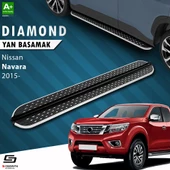 S-Dizayn Nissan Navara 3 Diamond Krom Yan Basamak 203 Cm 2015 Üzeri - 1