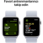 Apple Watch Se Gps 40MM Silver Aluminium Case With Blue Cloud Sport Loop - 6