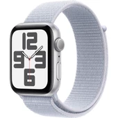 Apple Watch Se Gps 40MM Silver Aluminium Case With Blue Cloud Sport Loop - 1