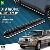S-Dizayn Jeep Commander Diamond Krom Yan Basamak 203 Cm 2006-2010 - 1