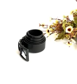 Öğretmenler Günü Hediye Seti Siyah Deri Kemer Cüzdan Tesbih Roller Kalem - 4