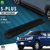 S-Dizayn Isuzu D-Max S-Plus Siyah Yan Basamak 203 Cm 2002-2012 - 1