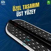 S-Dizayn Citroen C3 Aircross Diamond Krom Yan Basamak 183 Cm 2017 Üzeri - 3
