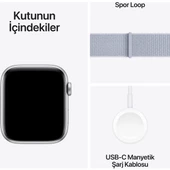 Apple Watch Se Gps 40MM Silver Aluminium Case With Blue Cloud Sport Loop - 7