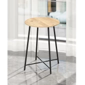 Eportatif Mutfak Oval 2 Kişilik Bar Yemek Masası Çam 1515 - 8