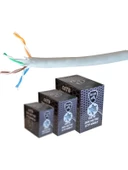Secuzi 305M 24AWG Pu/cca Cat6 Kablo - 1