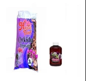 Orkide Toprağı 3 L+Orkide Sıvı Bitki Besini 250 Ml - 1
