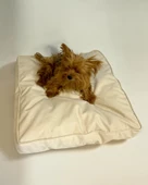 Mini White Kedi Köpek Minderi 70 x 60 cm - 1