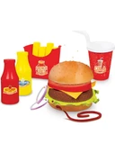 Mr. Chef Hamburger Menü Oyuncak Seti Kartela - 1
