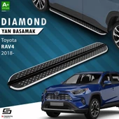 S-Dizayn Toyota RAV 4 5 Diamond Krom Yan Basamak 173 Cm 2018 Üzeri - 1