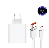 Redmi Note 13 Uyumlu 33W Turbo Hızlı Şarj Aleti Seti  Şarj Adaptörü ve Usb to Type-c Kablo - 2